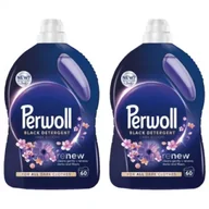 Środki do prania - Perwoll Płyn do prania tkanin ciemnych Dark Bloom (120 prań) Zestaw 2 x 3 l - miniaturka - grafika 1