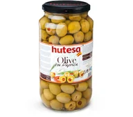 Pasztet i przetwory mięsne - MK Hutesa Oliwki zielone faszerowane papryką 900 g - miniaturka - grafika 1