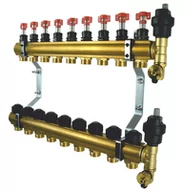 Akcesoria hydrauliczne - Rozdzielacz Ptm Standard 9 obwodów, do ogrzewania podłogowego - miniaturka - grafika 1