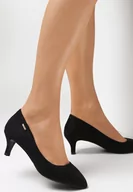 Czółenka - Czarne Czółenka Dephomene - miniaturka - grafika 1