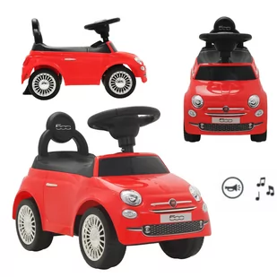 Jeździk Autko Fiat 500 Pchacz Czerwony Coil - Jeździki dla dzieci - miniaturka - grafika 1