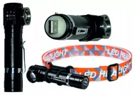 Latarki - Latarka Czołowa Kątowa Taktyczna Usb Czołówka - miniaturka - grafika 1