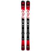 Narty - Narty zjazdowe dziecięce Rossignol HERO 100-140 + Kid4 - miniaturka - grafika 1