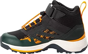 Jack Wolfskin Dzieci uniseks VILI HIKER TEXAPORE MID K buty do chodzenia, phantom, 39 EU - Buty dla chłopców - miniaturka - grafika 1