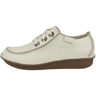 Clarks Damski Funny Dream Oxford, Kremowa skóra, 36.5 EU - Moda i Uroda OUTLET - miniaturka - grafika 1