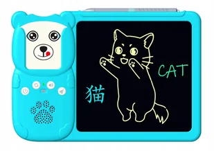 TABLET DO RYSOWANIA + CZYTNIK KART DO NAUKI ANGIELSKIEGO 224 SŁÓWKA EDU 2w1 - Gry planszowe - miniaturka - grafika 1