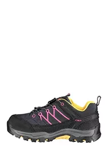 Buty dla chłopców - CMP Kids Rigel Low Trekking Shoes Wp, buty turystyczne chłopięce, Antracite Bouganville, 30 EU - grafika 1