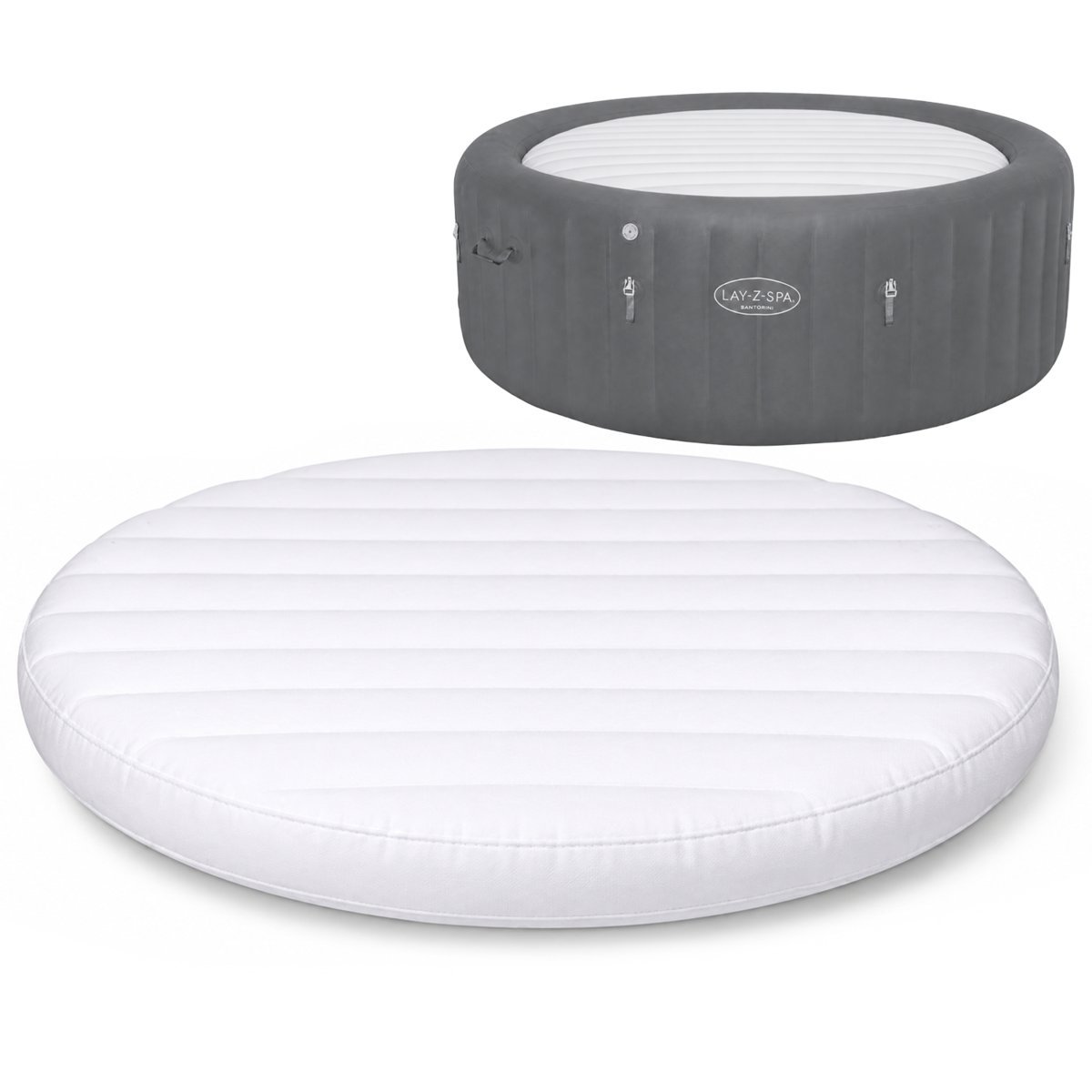 Bestway Nakrywa dmuchana do jacuzi Lay-Z-Spa Maldives Santorini HydroJet Pro 216x80