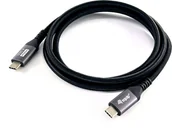 Kable USB - Kabel USB Equip Equip Kabel USB-C 4.0 -> C St/St 1.20m 5A 8K/60Hz sw - miniaturka - grafika 1