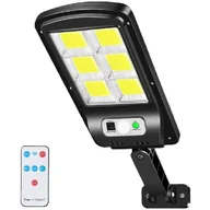 Lampy ogrodowe - sztuka Lampa solarna zewnętrzna, 6000 lm Lampa uliczna LED Lampa solarna Reflektor Czujnik ruchu 3 tryby IP67 Wodoodporna do ogrodu, garażu, podwórka, - miniaturka - grafika 1