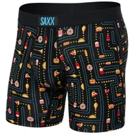 Majtki męskie - Bokserki Saxx Vibe Super Soft BB Rozmiar: XL / Kolor: czarny/czerwony - miniaturka - grafika 1