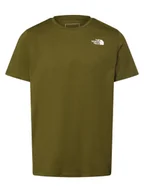 Koszulki męskie - The North Face Koszulka męska Mężczyźni zielony nadruk, S - miniaturka - grafika 1