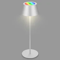 Lampy stojące - Briloner Lampa stołowa LED Kiki z akumulatorem RGBW, matowy chrom - miniaturka - grafika 1