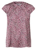 Koszule damskie - Betty & Co - Bluzka damska, wielokolorowy|wyrazisty róż - miniaturka - grafika 1