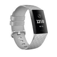 Akcesoria do smartwatchy - Opaska Pasek Bransoleta Smoothband Fitbit Charge 3 / 4 Szary - miniaturka - grafika 1
