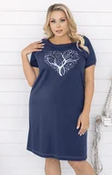 Piżamy damskie - Hosta koszula nocna damska kr.ręk., Kolor granatowy, Rozmiar S, Italian Fashion - Primodo.com - miniaturka - grafika 1