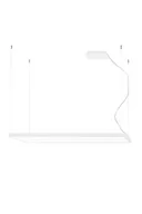 Lampy sufitowe - Lampa wisząca TUULA L biały LED 4000K - Thoro - miniaturka - grafika 1