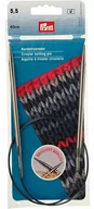 Pasmanteria - PRYM PRYM Circular Knitting Needles Brass 60cm / 5,5mm Silver - miniaturka - grafika 1