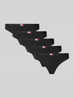 Majtki damskie - Stringi z mieszanki bawełny w zestawie 5 szt. - miniaturka - grafika 1