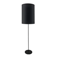 Lampy stojące - Podłogowa lampa do jadalni Lamego 2021 Shilo tubka abażur czarny - miniaturka - grafika 1