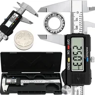 Suwmiarki i mikrometry - Suwmiarka Metalowa Elektroniczna Cyfrowa Lcd 150Mm + Etui 820-203 - miniaturka - grafika 1