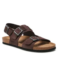 Sandały damskie - Geox Sandały U Sandal Ghita A U159VA 00032 C6024 Dk Coffee - miniaturka - grafika 1