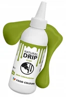 Dodatki do ciast w proszku - Polewa Czekoladowa Drip Sos Na Tort Deser Monoporcje ZIELONY Kiwi 100ml - miniaturka - grafika 1