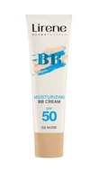 Kremy BB - Lirene BB Nawilżający krem koloryzujący SPF50 02 Nude 30ml - miniaturka - grafika 1