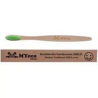 Szczoteczki do zębów - MYECOBRUSH SZCZOTECZKA DO ZĘBÓW BAMBUSOWA ZIELONA MIĘKKA MYECOBRUSH 5903332908523 - miniaturka - grafika 1