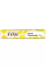 BATON MLECZNA CZEKOLADA Z NADZIENIEM SERNIK CYTRYNOWY BIO 40 g - VIVANI - Batoniki - miniaturka - grafika 1