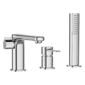 Baterie wannowe i prysznicowe - Bateria wannowa 3-otworowa Magic Invena - miniaturka - grafika 1