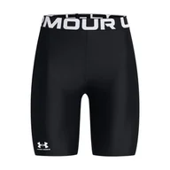Spodenki damskie - Damskie Spodenki UNDER ARMOUR UA HG AUTHENTICS 8IN SHORT 1383627-001 – Czarny - miniaturka - grafika 1
