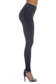 Legginsy - Bas Bleu Lindsey Legginsy klasyczne, black - miniaturka - grafika 1
