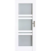 Drzwi wewnętrzne - Skrzydło drzwiowe DALIA biały pokój 80 L - miniaturka - grafika 1