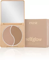 Bronzery i konturowanie twarzy - Paese PAESE - Self Glow Bronzing Powder - Podwójny puder brązujący - 6 g - LIGHT - miniaturka - grafika 1