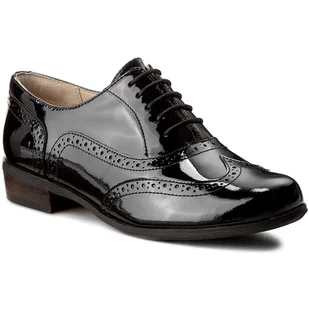 Oxfordy CLARKS - Hamble Oak 203506494 Black Patent - Baleriny - miniaturka - grafika 1