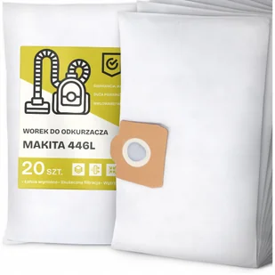 20x Worek do Odkurzacza Makita 446L Syntetyczny Tekstylny Pojemny Worki - Worki do odkurzaczy - miniaturka - grafika 1