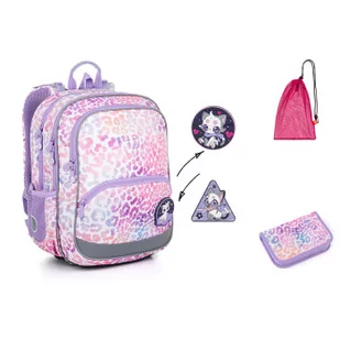 Topgal Komplet szkolny BAZI 24003 SET MEDIUM - Plecaki szkolne i tornistry - miniaturka - grafika 1