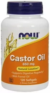 Suplementy naturalne - Castor Oil - Olej Rycynowy 650 mg (120 kaps.) - miniaturka - grafika 1