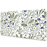 Podkładki na biurko - Duża podkładka na biurko dla dzieci Kwiaty 100x50 cm - miniaturka - grafika 1
