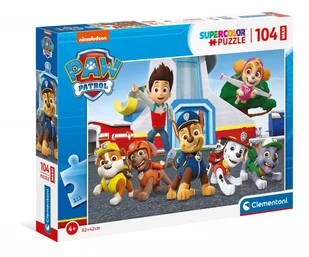 Clementoni Puzzle 104 Maxi Super Kolor Psi Patrol - Puzzle - miniaturka - grafika 1