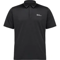 Koszulki męskie - Koszulka męska polo Delgami Polo Jack Wolfskin - miniaturka - grafika 1