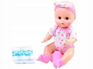 Lalki dla dziewczynek - Interaktywna Lalka BOBAS pije sika mówi ZA2542 - miniaturka - grafika 1