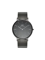 Zegarki męskie - Daniel Wellington Zegarek DW00100777 Czarny - miniaturka - grafika 1