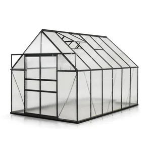 Szklarnia 240 x 240 x 360 cm, czarna - Szklarnie ogrodowe - miniaturka - grafika 1