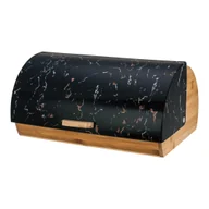 Chlebaki - Chlebak bambusowy z pokrywą marmurową pojemnik na pieczywo chleb BRUNBESTE BB-4265 - miniaturka - grafika 1