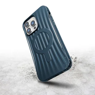 Raptic X-Doria Clutch Built Case etui iPhone 14 Pro Max z MagSafe pokrowiec plecki niebieski - Etui i futerały do telefonów - miniaturka - grafika 6