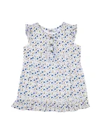 Sukienki - Dziewczęca sukienka w kwiatki biała Olimpias r.86 - miniaturka - grafika 1