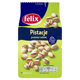 Felix Pistacje prażone i solone 360 g - Orzeszki - miniaturka - grafika 1