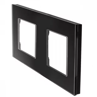Maclean Szklana ramka podwójna MCE729B Czarna - Żarówki LED - miniaturka - grafika 3
